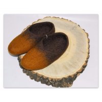 Войлочные домашние  тапочки (Куница)