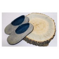 Войлочные домашние  тапочки (Лубяные)