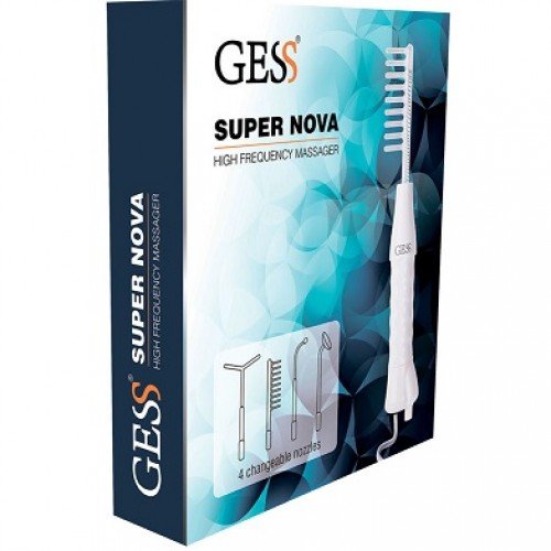 Дарсонваль Gess Super Nova, 4 сменные насадки