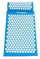 Набор аппликатор Кузнецова коврик + валик, голубой