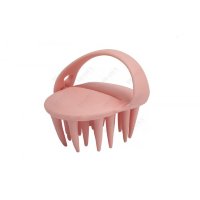 Массажер для мытья головы и ухода за волосами, розовый
