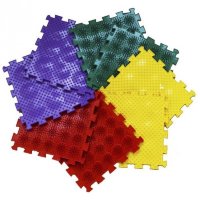 Коврик-пазл ортопедический ОРТО ПАЗЛ Микс Ежики