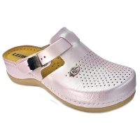 900 | Ортопедические ЖЕНСКИЕ ТАПОЧКИ-САБО ПЕРЛАМУТРОВЫЙ