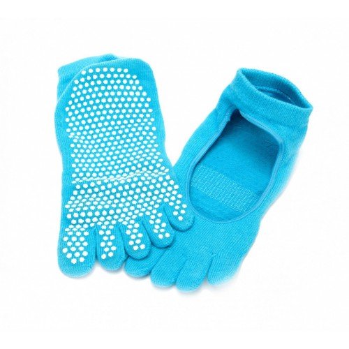 Носки противоскользящие для занятий йогой с разделенными пальчиками