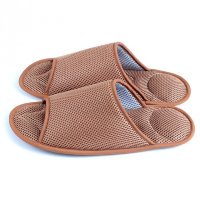 Массажные тапочки Релаксы  коричневые