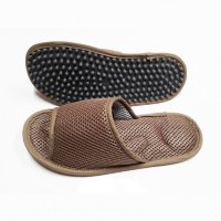 Массажные детские тапочки Коричневые