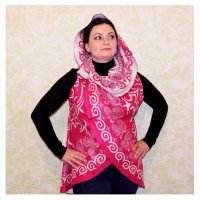 Пончо кейп накидка (круглая) 8