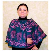 Пончо кейп накидка (круглая)  9