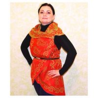 Пончо кейп накидка (круглая)  10