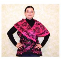 Пончо кейп накидка (круглая)  11