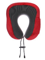 Воротник подушка для путешествий с эффектом памяти красный