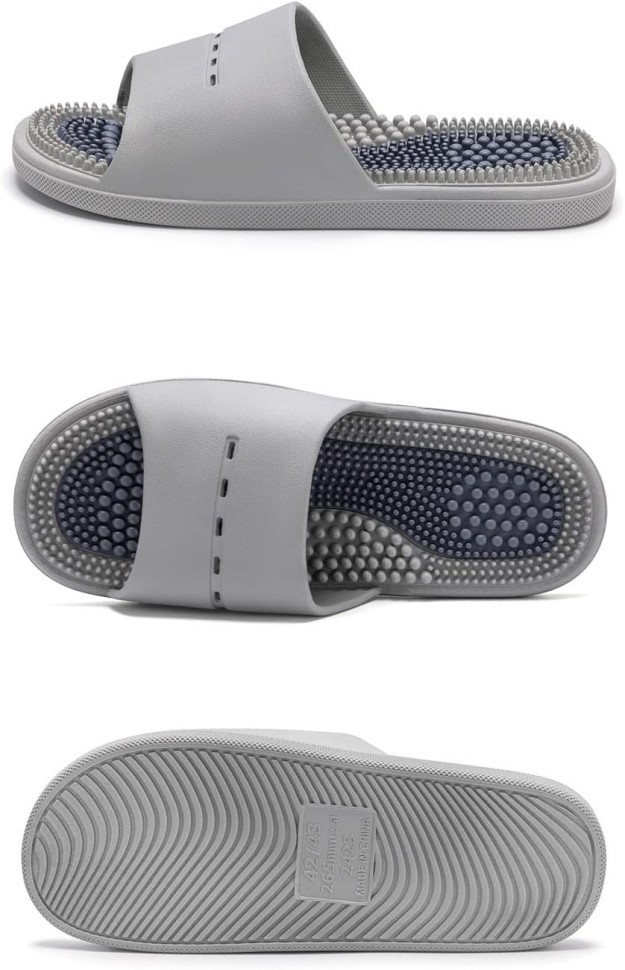 Массажные тапочки Инь-Ян серые Массажные тапочки Инь-Ян серые