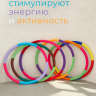Обруч для похудения утяжеленный, 2 кг., фуксия