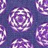 Акупунктурный набор «Лотос» коврик и валик фиолетовый, кокосовое волокно, лен 100%