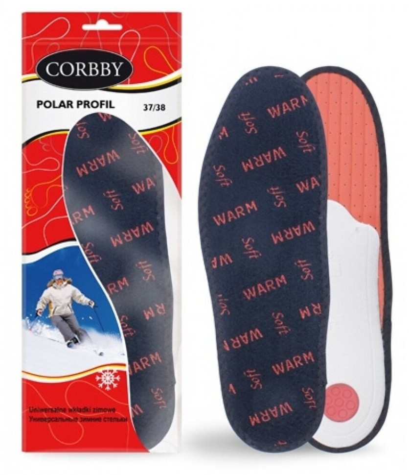 Зимние ортопедические стельки Corbby Polar Profil